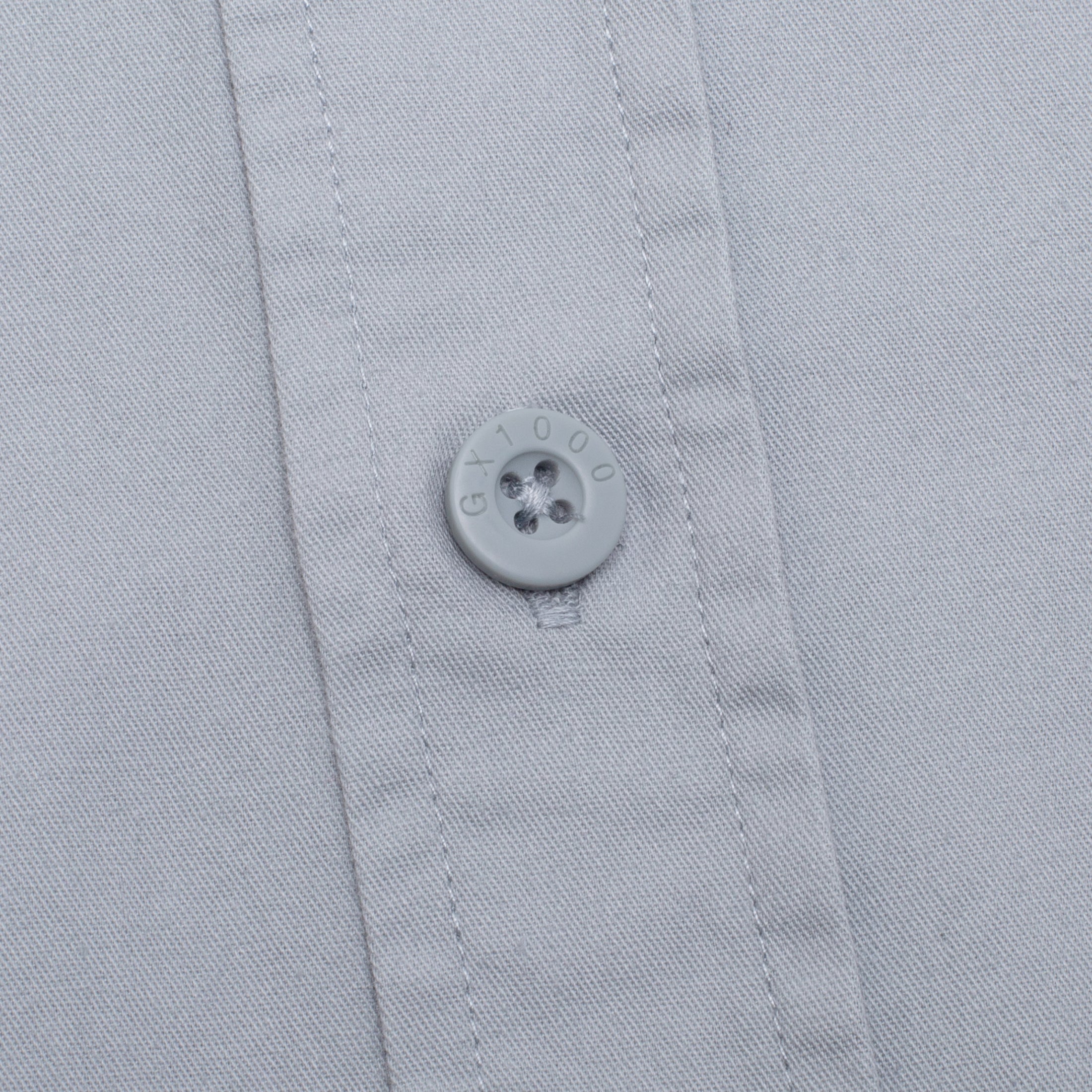 GX1000 Big Pocket Shortsleeve Button Down Shirt Grey