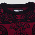 Load image into Gallery viewer, GX1000 Jacquard Knit Angel Sweater Black / Maroon

