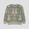 Load image into Gallery viewer, GX1000 Jacquard Knit Angel Sweater Grey / Green
