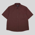 Load image into Gallery viewer, GX1000 Big Pocket Shortsleeve Button Down Shirt Brown
