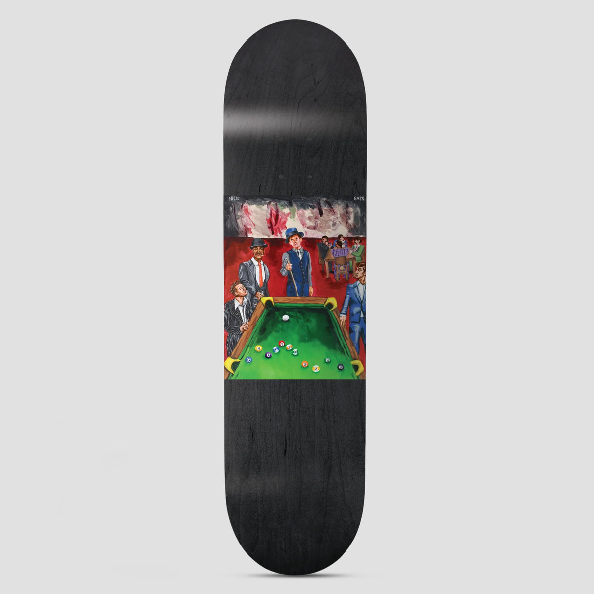 Girl 8.125 Rat Pack Griffin Gass Skateboard Deck Black