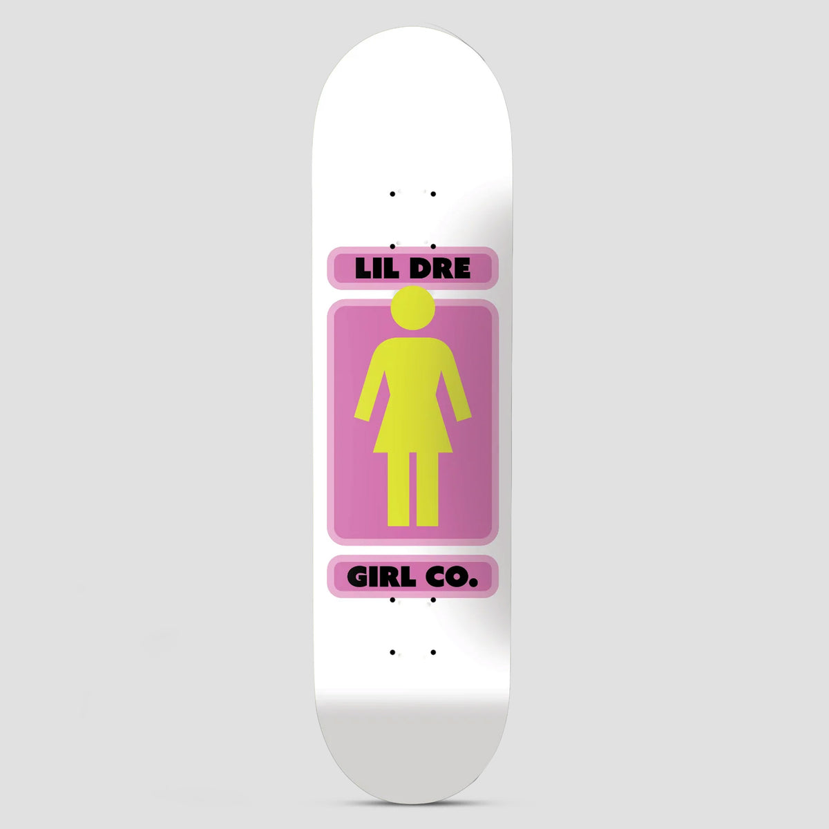 Girl 8.25 93 Til Lil Dre Skateboard Deck White