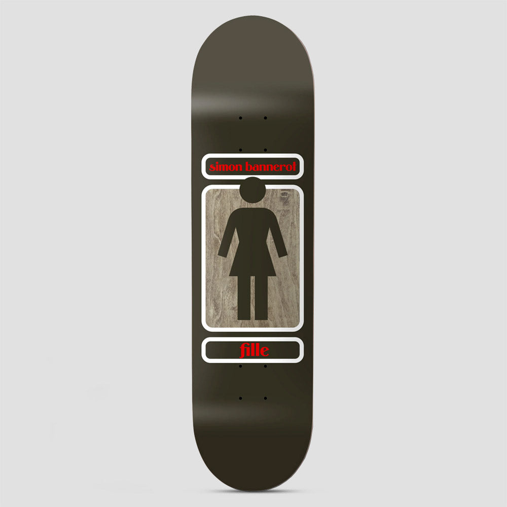 Girl 8.25 Bannerot 93 Til Skateboard Deck Black