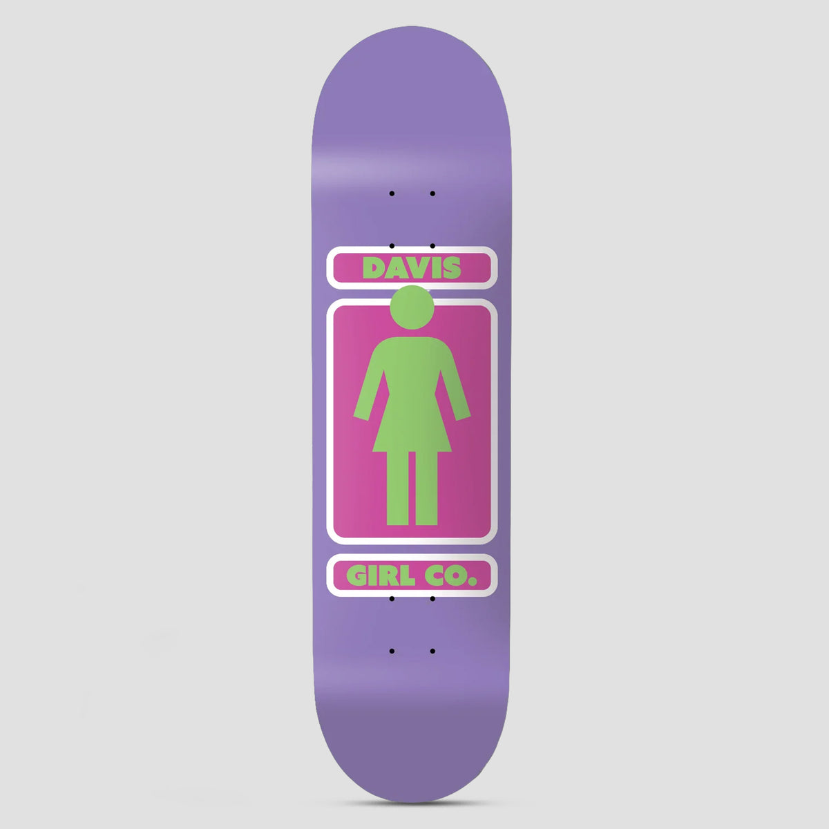 Girl 8.5 93 Til Rowan Davis Twin Skateboard Deck Purple