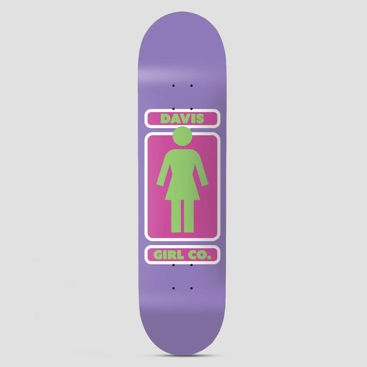 Girl 8.5 93 Til Rowan Davis Twin Skateboard Deck Purple