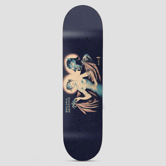 Girl 8.5 Seductress Breana Geering Skateboard Deck Blue