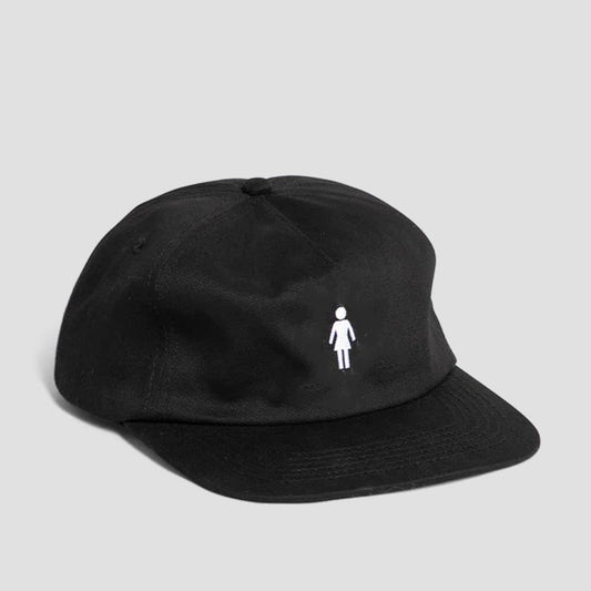 Girl OG Micro Embroidered Cap Black