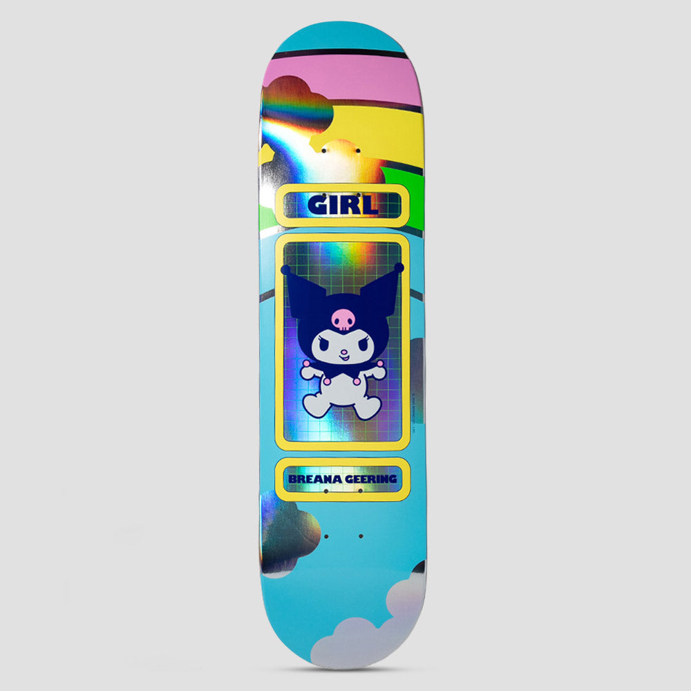 Girl x Hello Kitty 8.0 Geering Hello Kitty Rainbow Skateboard Deck