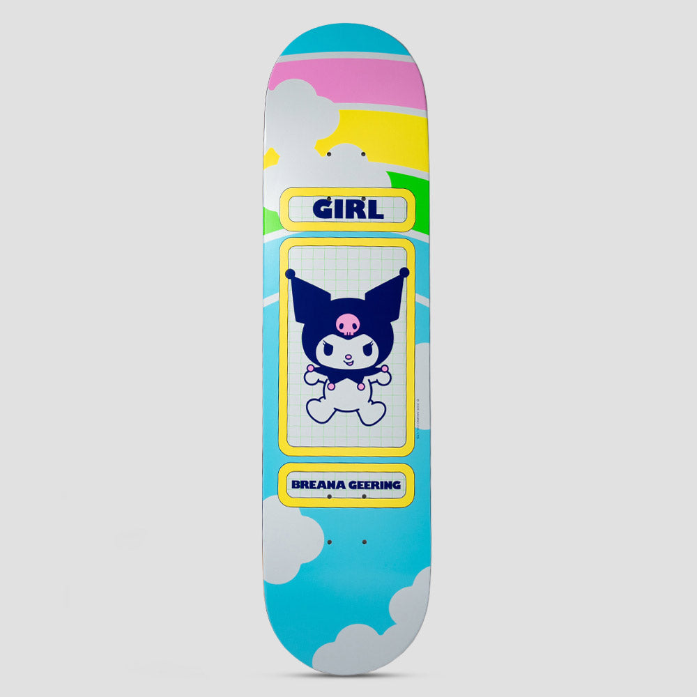 Girl x Hello Kitty 8.0 Geering Hello Kitty Rainbow Skateboard Deck