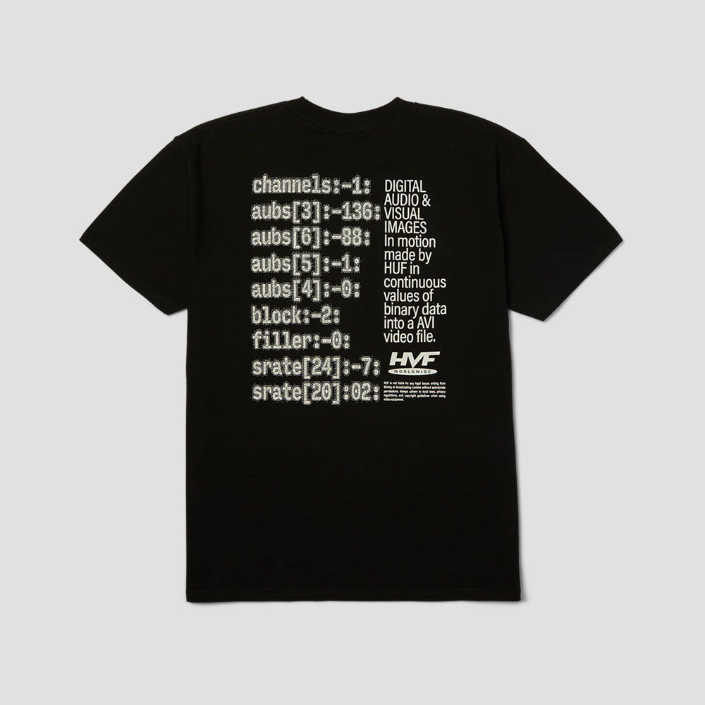 HUF H Cam T-Shirt Black