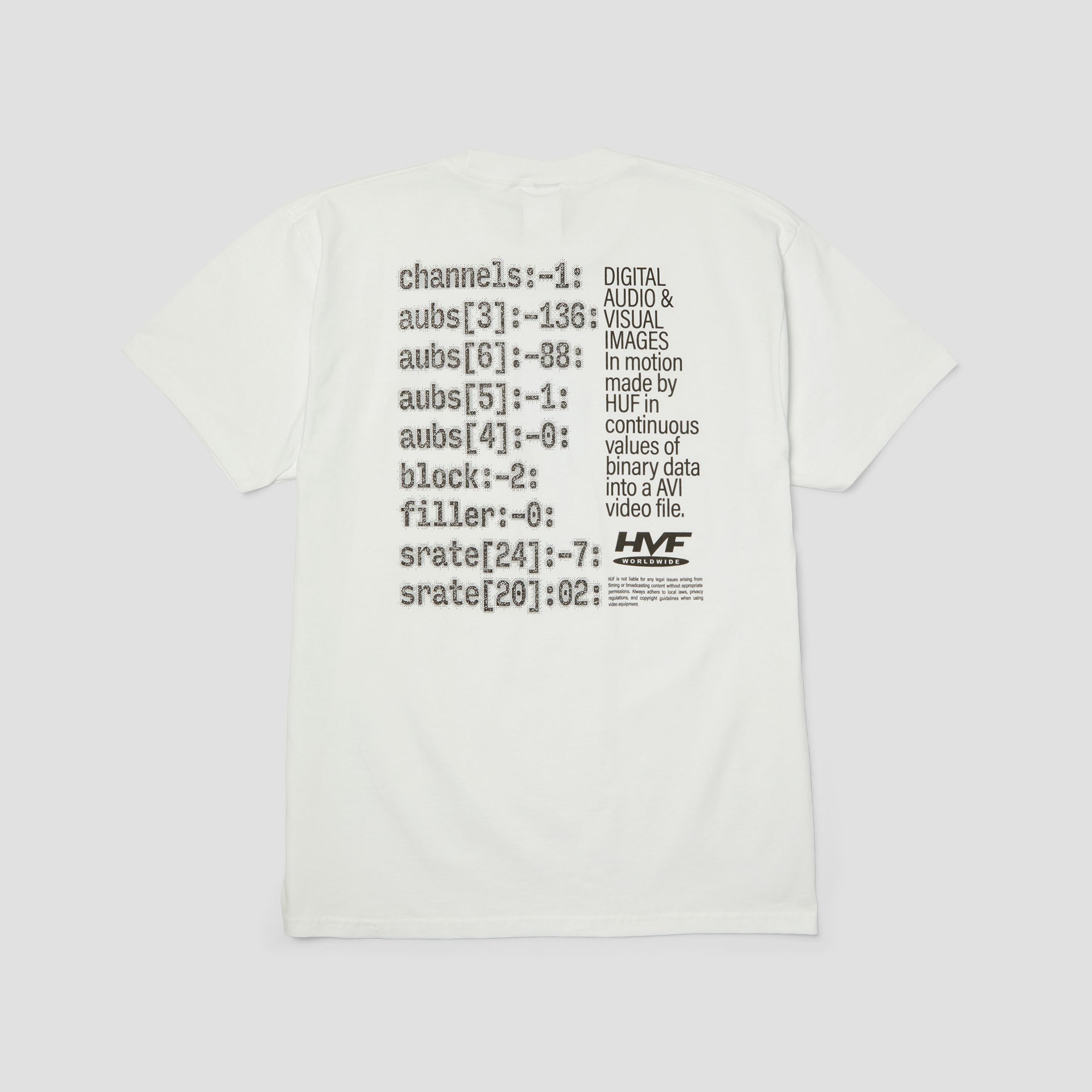 HUF H Cam T-Shirt White