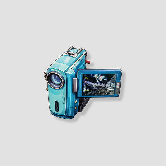 HUF H Cam Sticker Blue