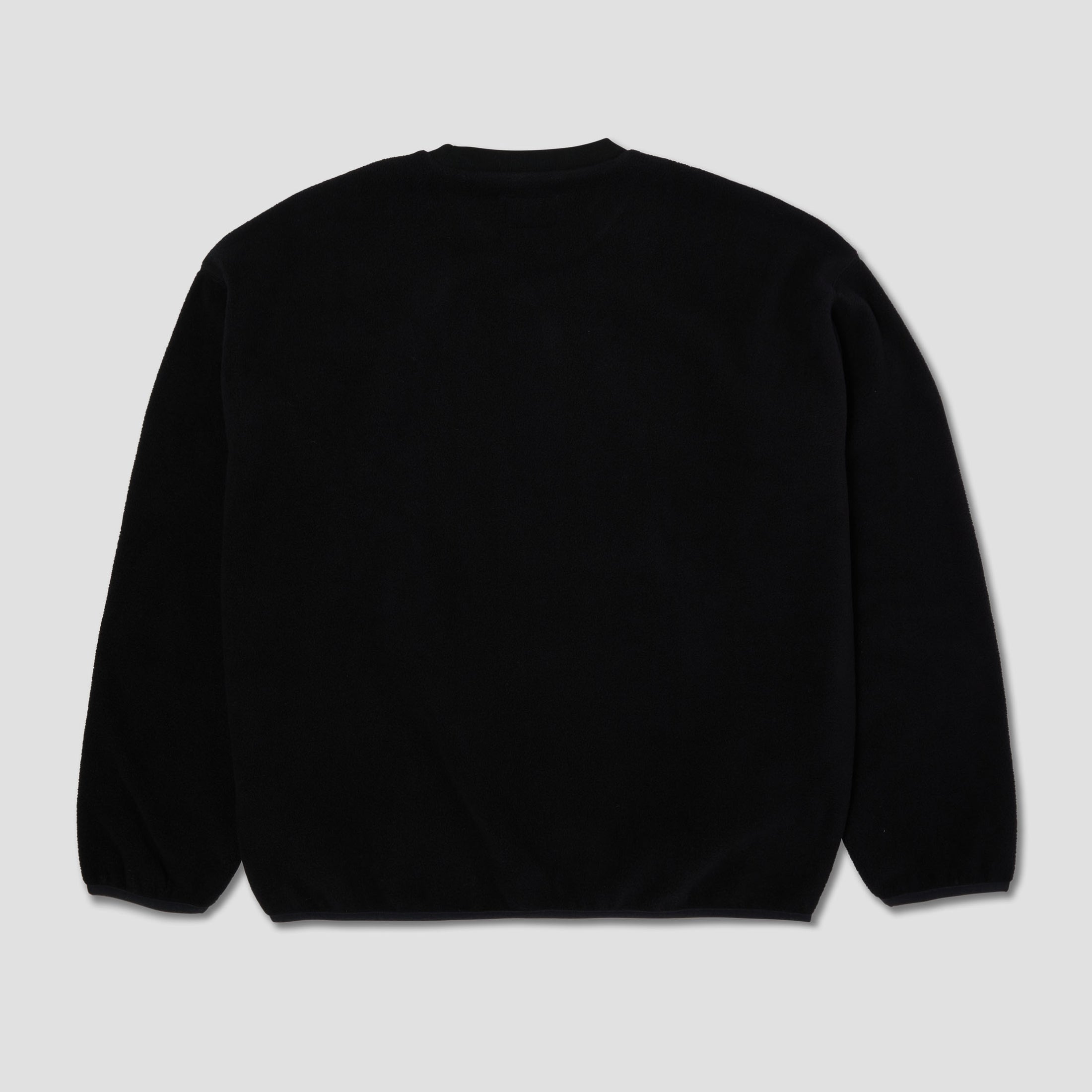HUF H Dot Polar Fleece Crew Black