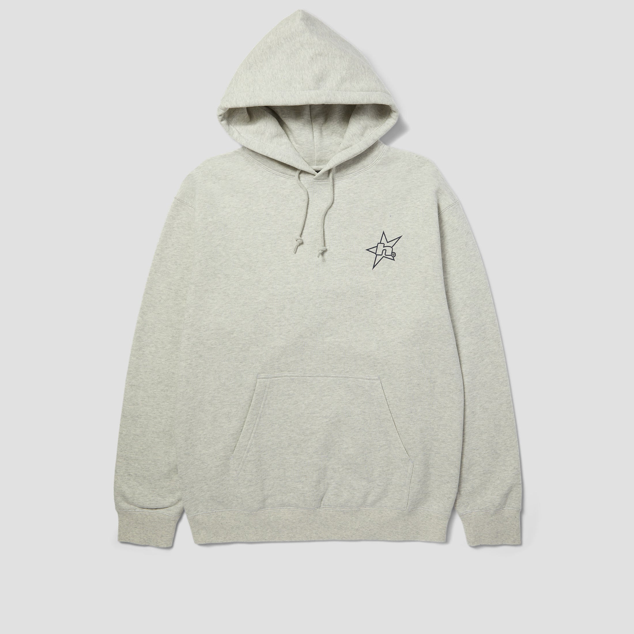 HUF H Star Logo Hood Ash