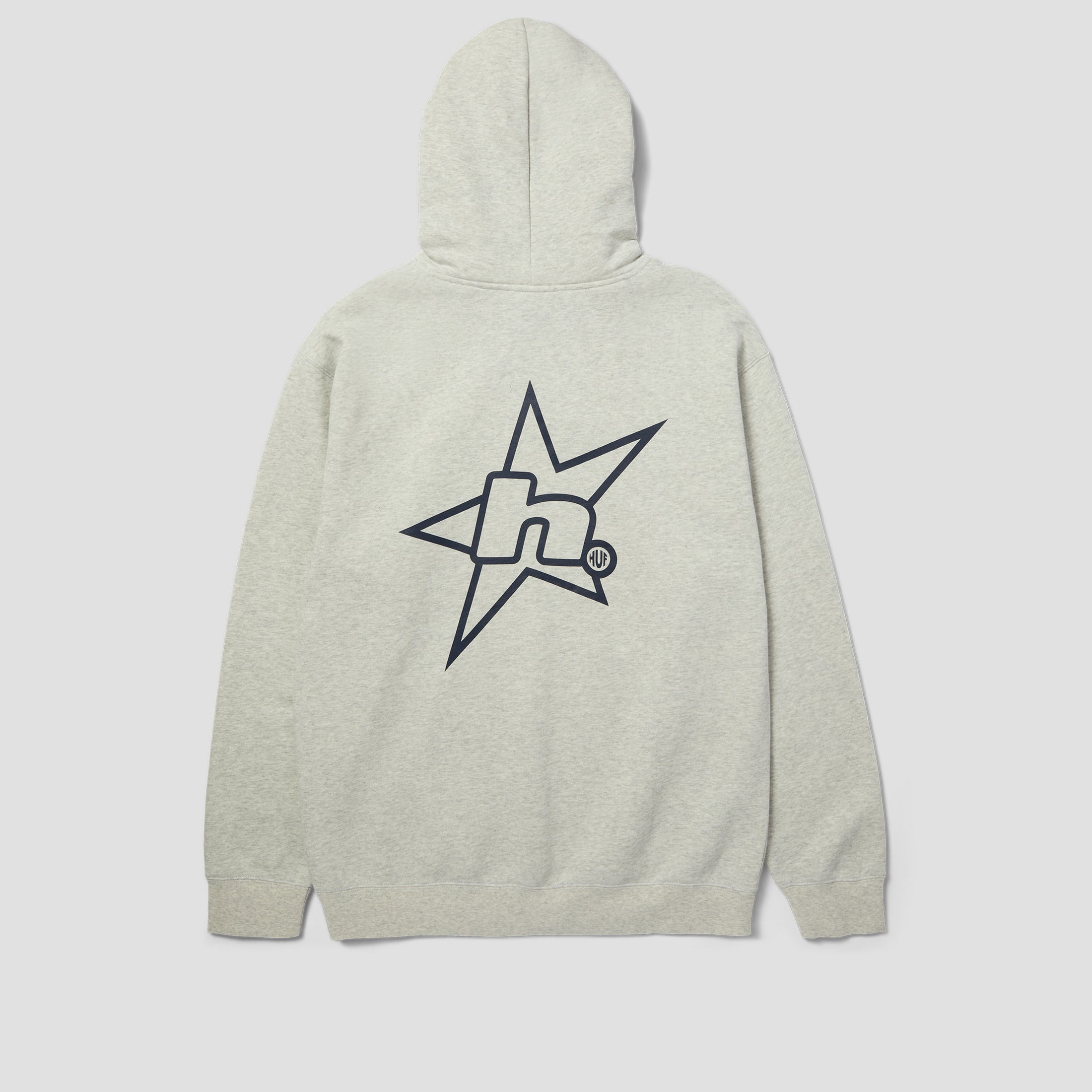 HUF H Star Logo Hood Ash