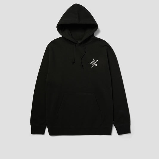 HUF H Star Logo Hood Black