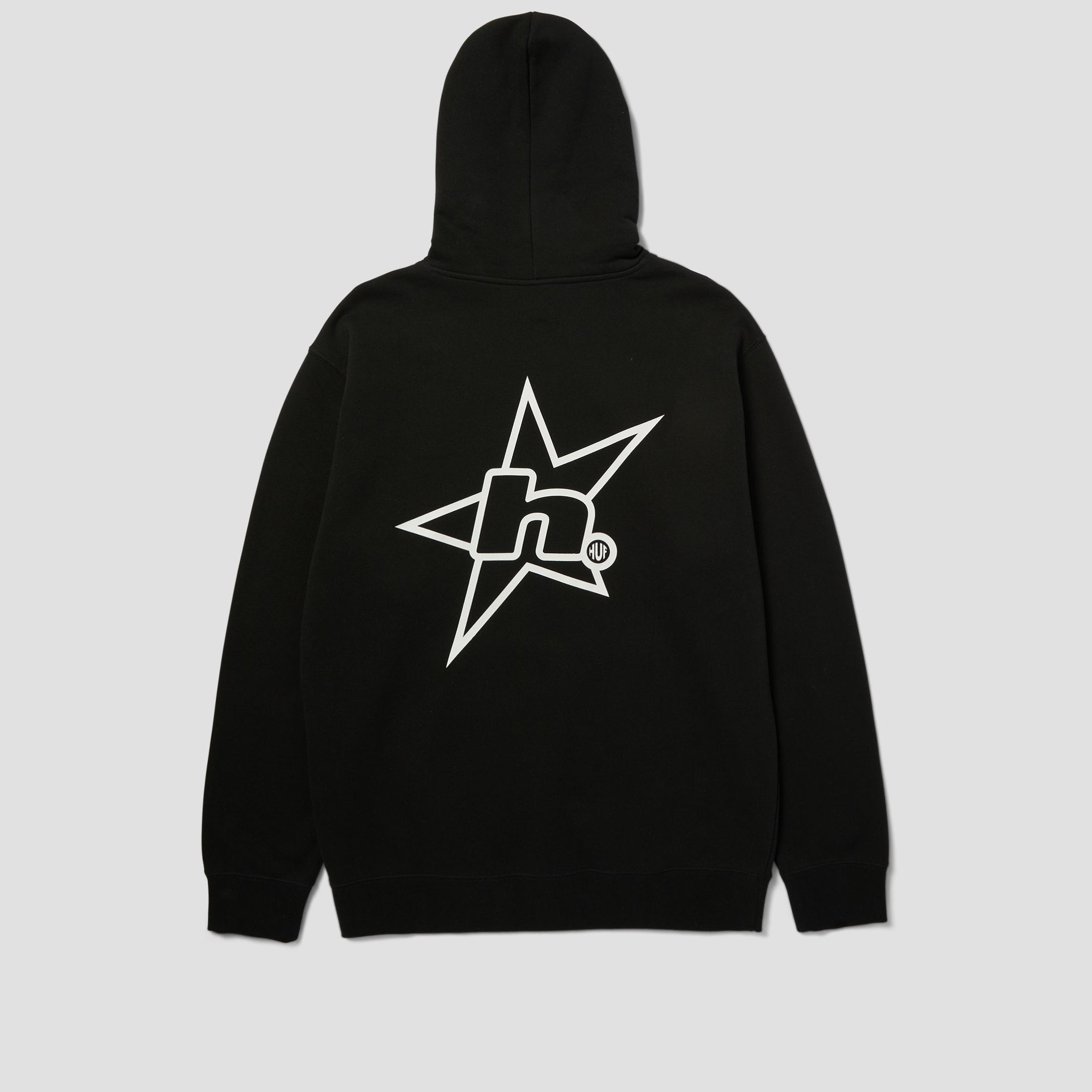 HUF H Star Hood Black