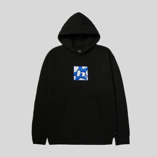 HUF H Star Hood Black