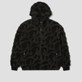 Load image into Gallery viewer, HUF H Star Repeat High Pile Jacket Black
