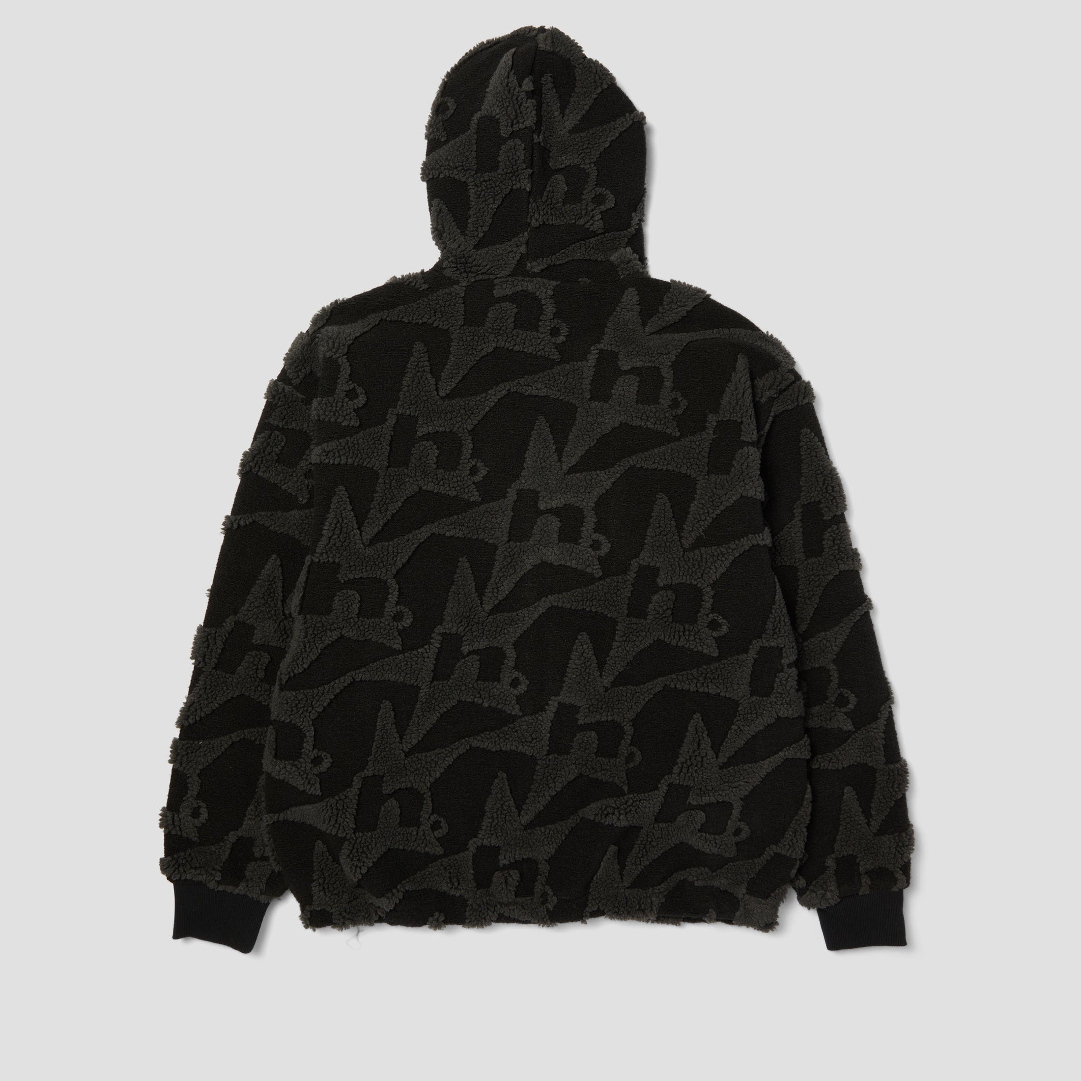HUF H Star Repeat High Pile Jacket Black