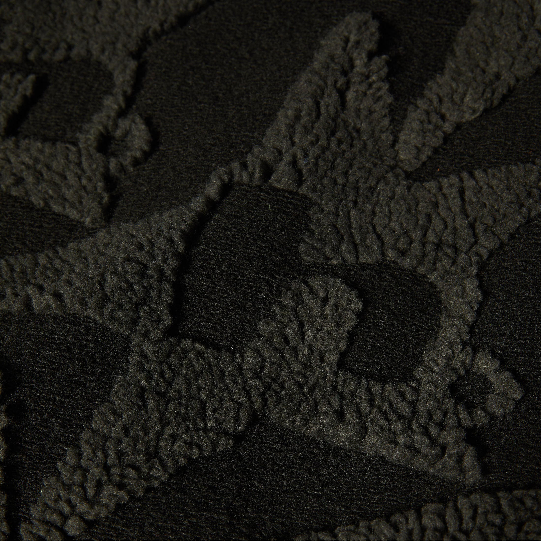 HUF H Star Repeat High Pile Jacket Black