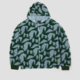 Load image into Gallery viewer, HUF H Star Repeat High Pile Jacket Ice Blue
