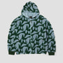 HUF H Star Repeat High Pile Jacket Ice Blue