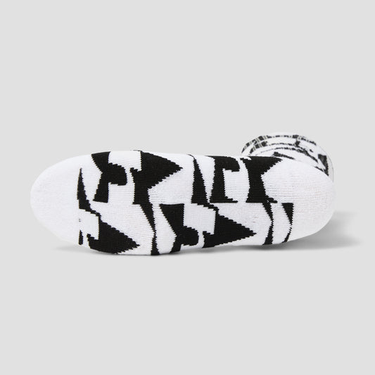 HUF H Star Repeat Sock White
