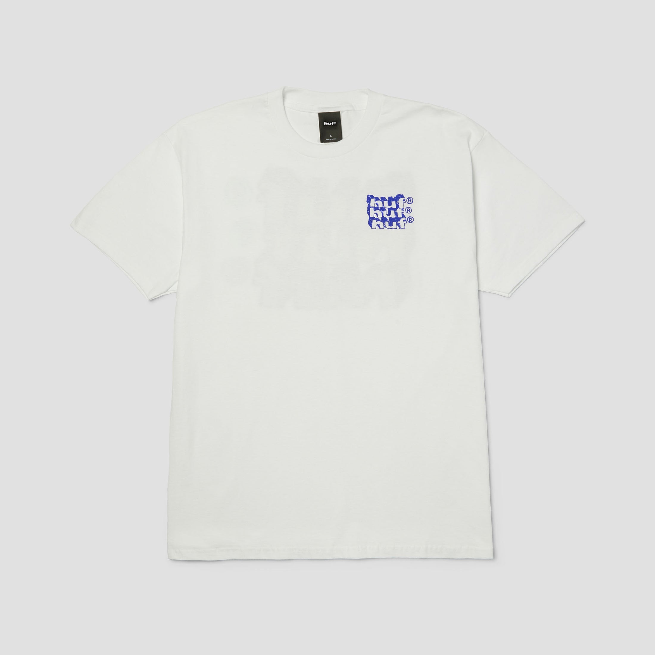 HUF Hand Stacked T-Shirt White