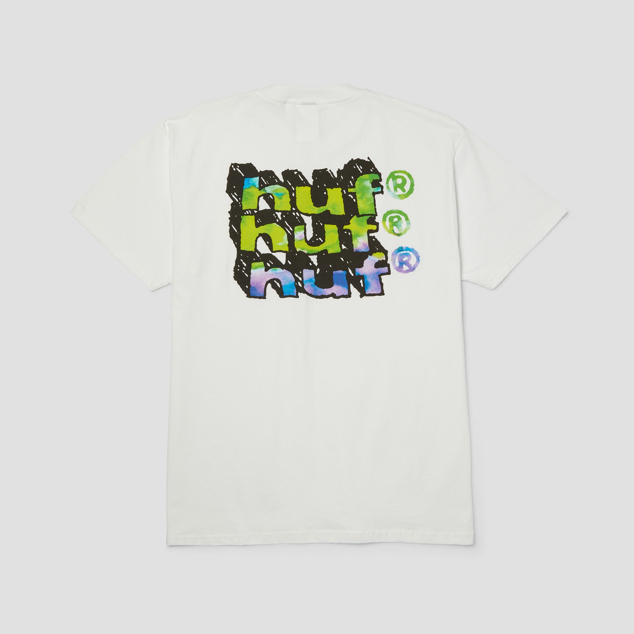 HUF Hand Stacked T-Shirt White