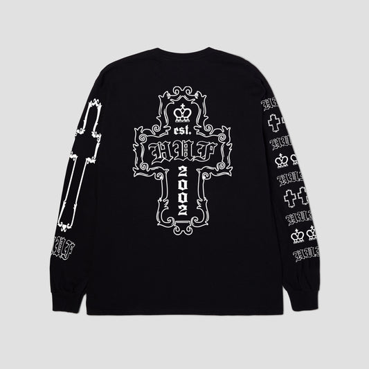 HUF Hard Luxe Longsleeve T-Shirt Black