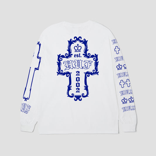 HUF Hard Luxe Longsleeve T-Shirt White