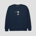 Load image into Gallery viewer, HUF Heavenly Crew Navy
