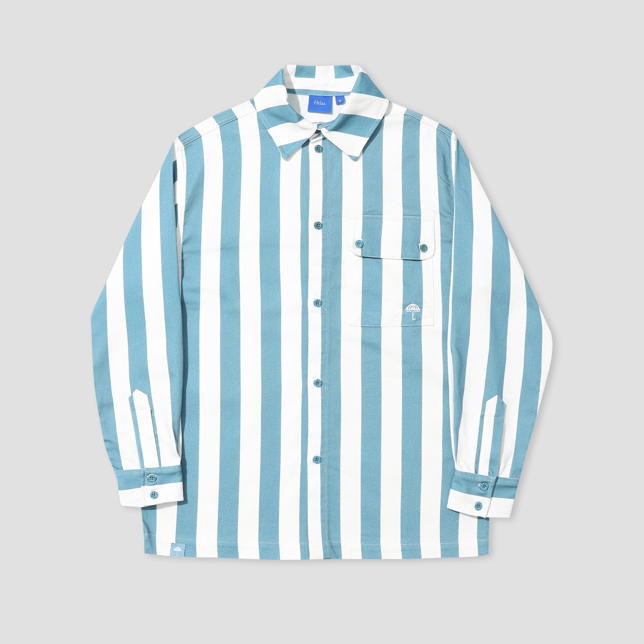 Helas Liner Longsleeve Shirt White/Blue