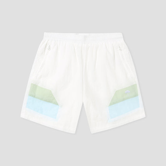 Helas Locking Sport Shorts White