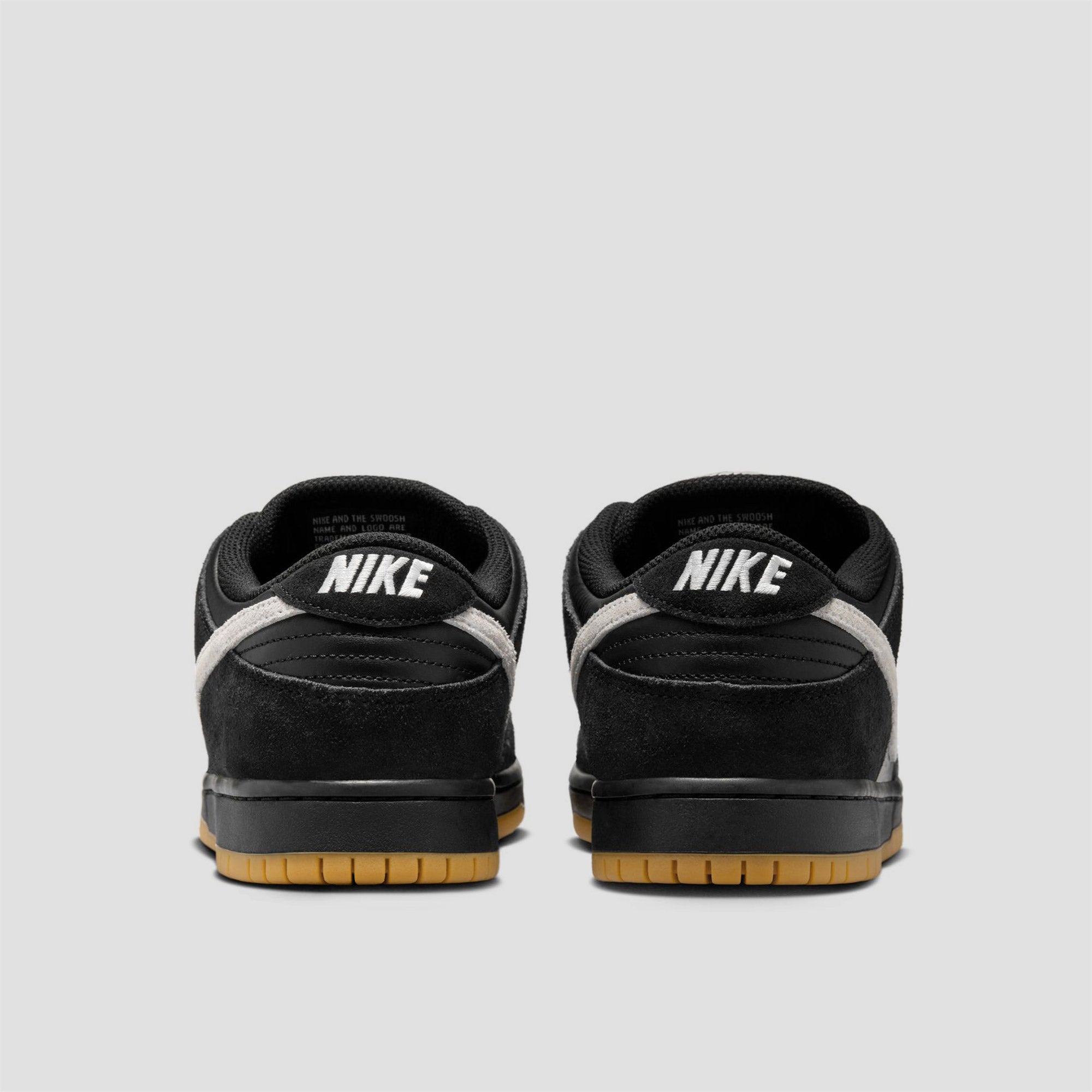 Nike SB Dunk Low Pro Skate Shoes Black White Black Gum