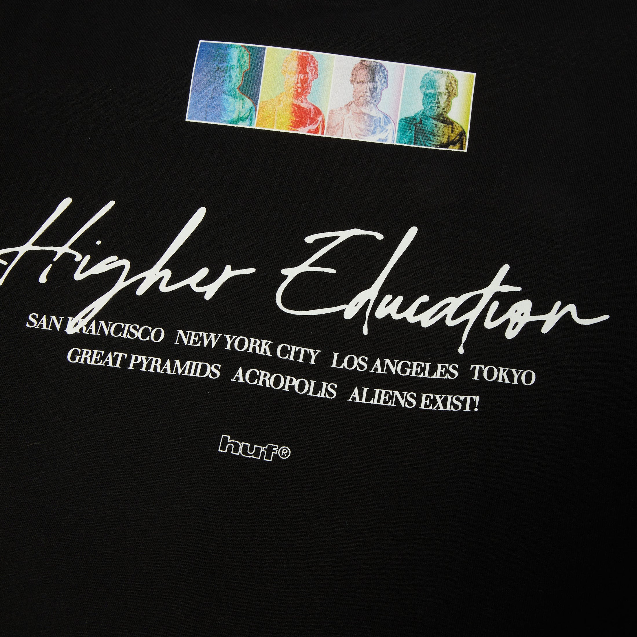 HUF Higher Education T-Shirt Black