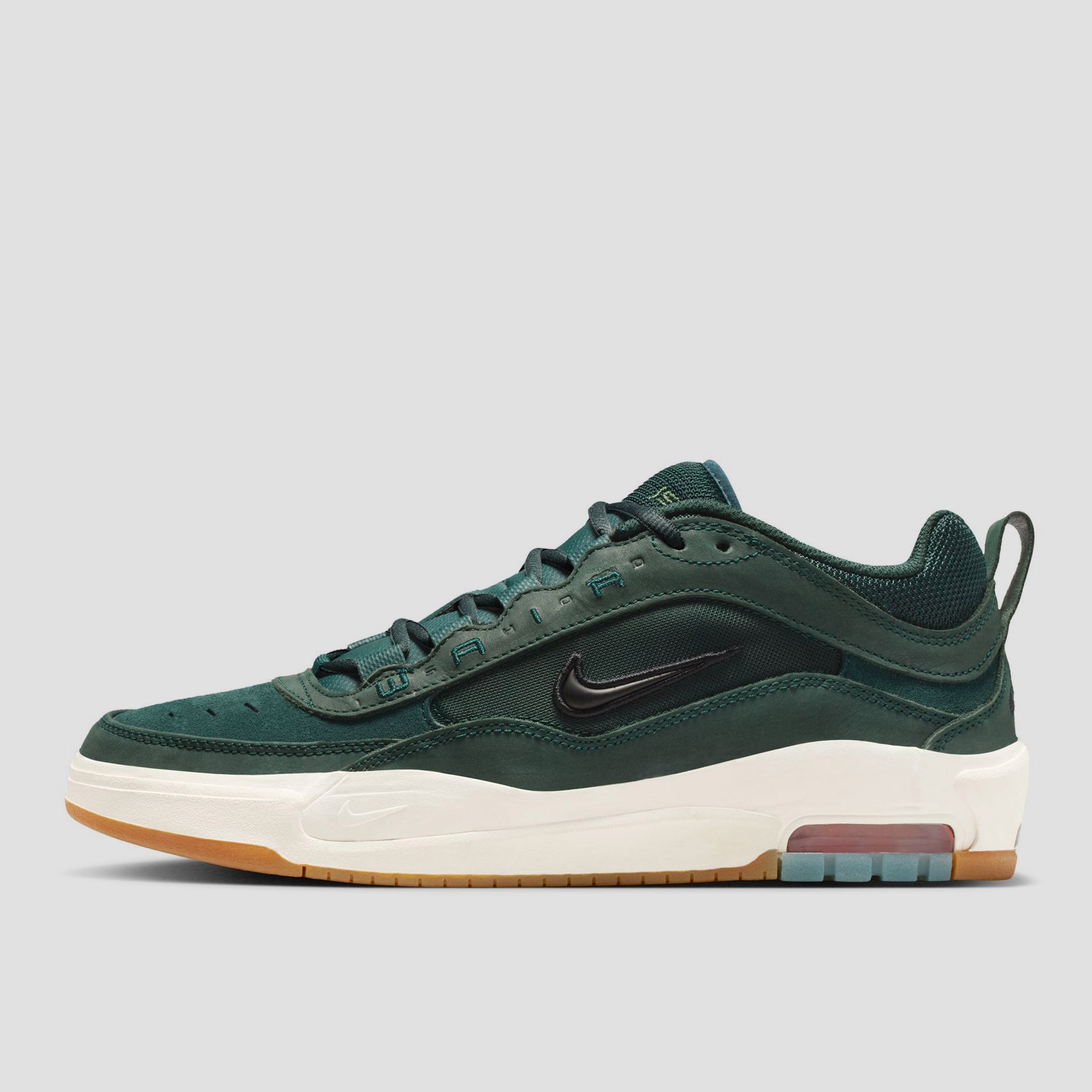 Nike Air Max Ishod ISO Skate Shoes Deep Fir / Black Fir Sail