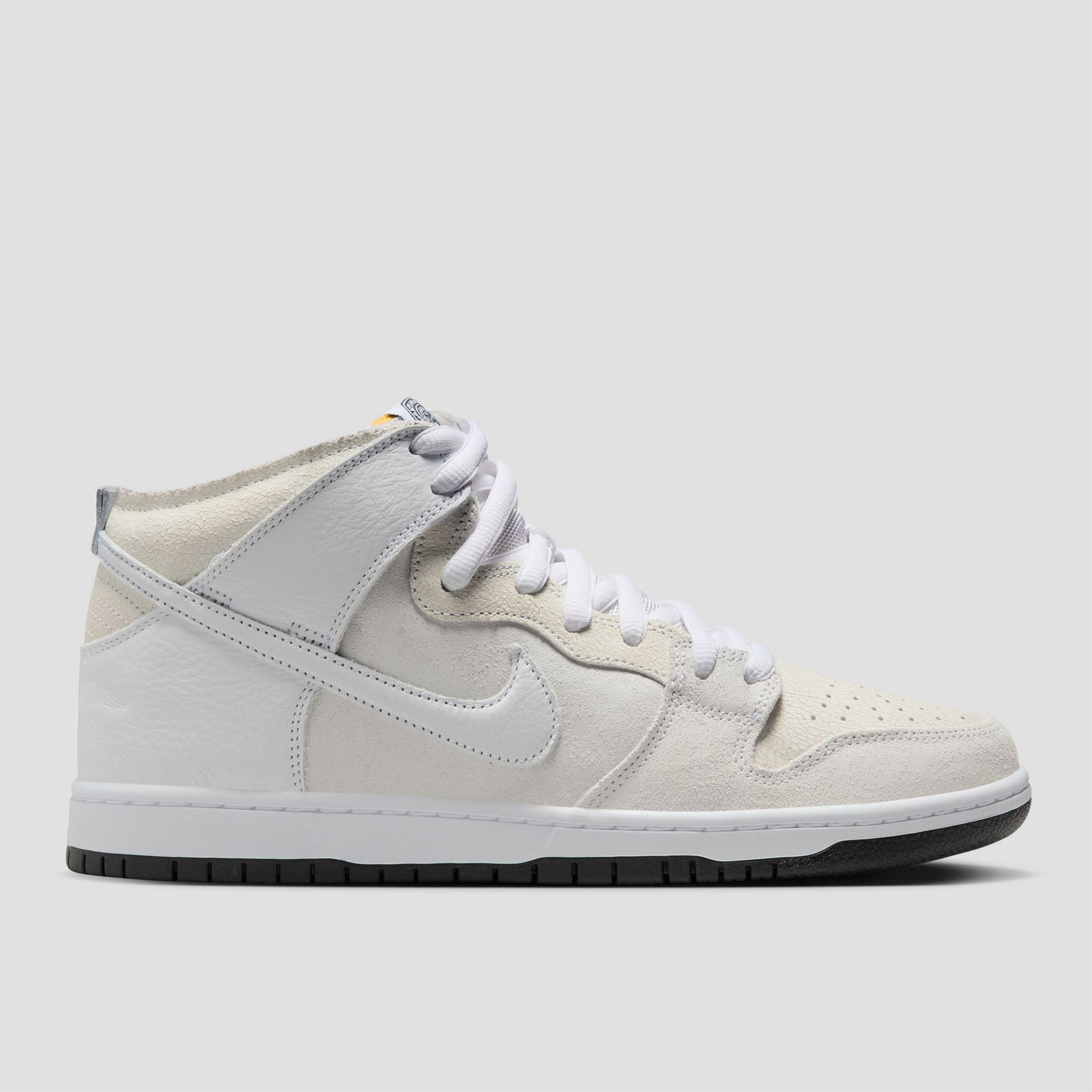 Nike SB Dunk High x Anti Hero Skate Shoes White White Black
