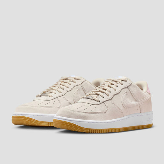 Nike SB Air Force 1 Skate Shoes Light Orewood Brown / White