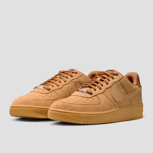 Nike SB Air Force 1 Skate Shoes Flax / Black / Gum / Light Brown