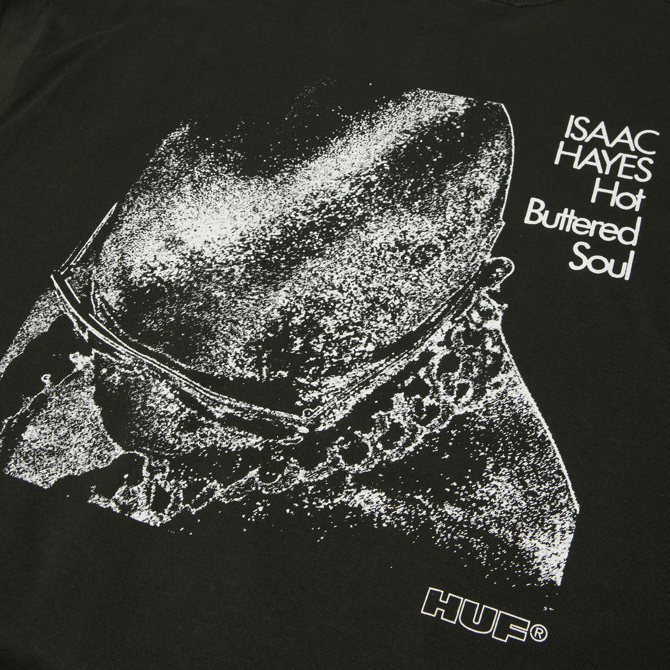 HUF X Isaac Hayes Hot Buttered Heavyweight T-Shirt Vintage Black