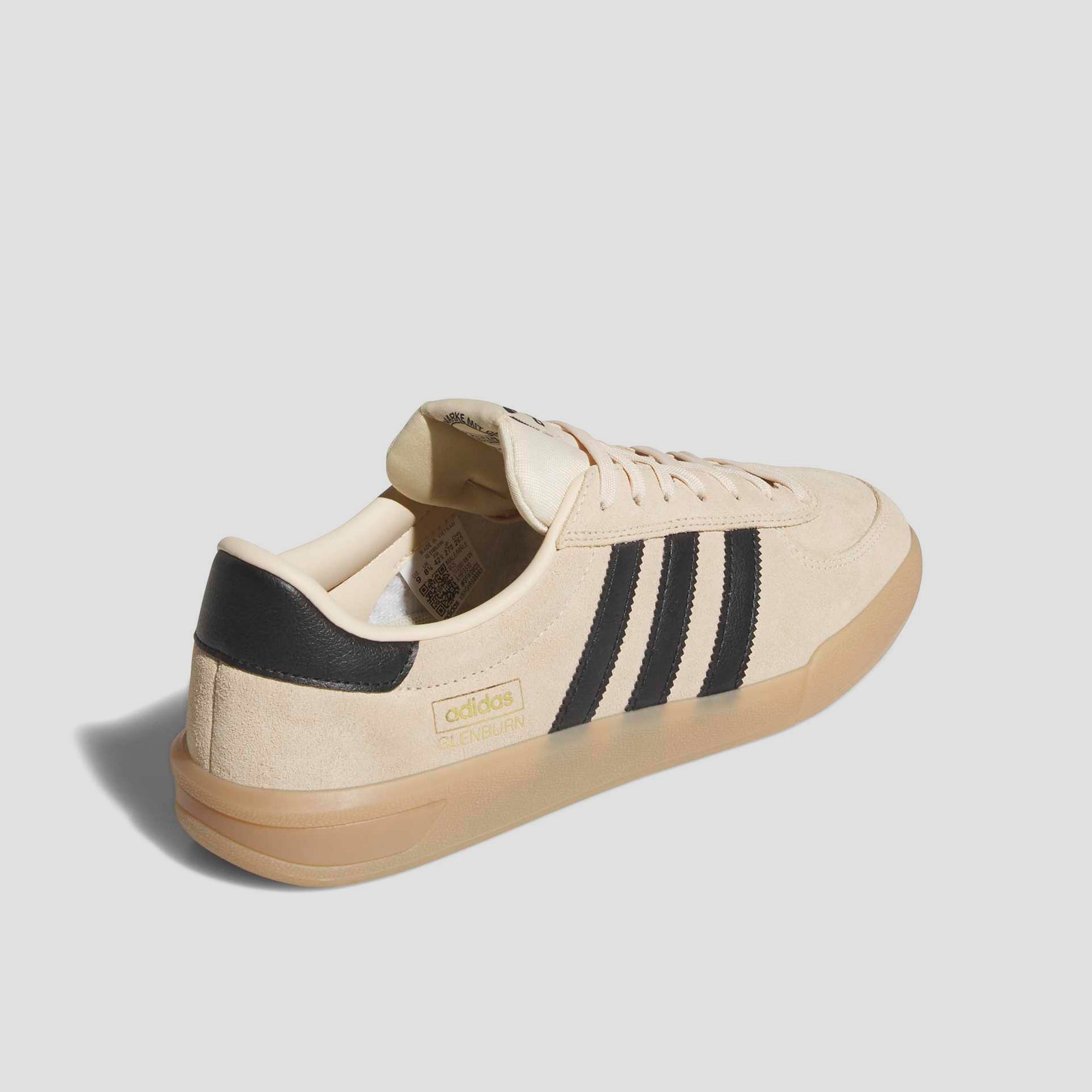 Adidas Glenburn Skate Shoes Sand Strata / Core Black / Gum