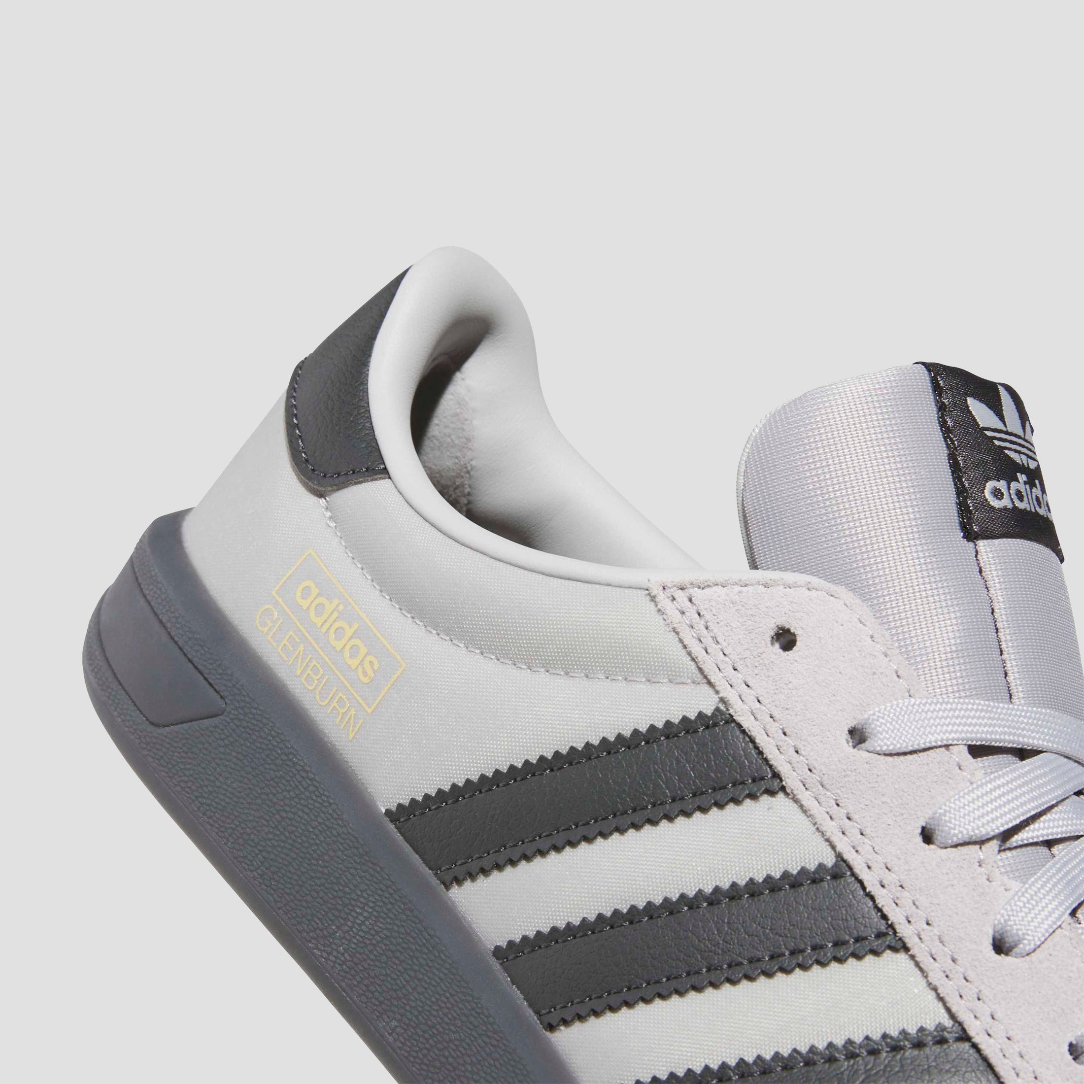 Adidas Glenburn Skate Shoes Grey Two / Carbon / Bluebird