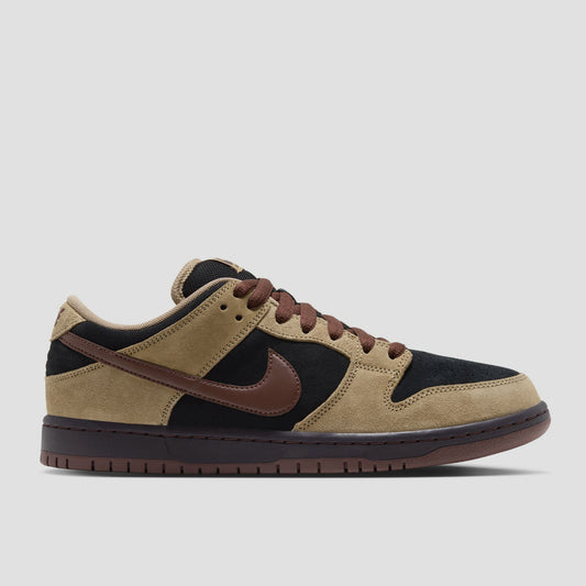 Nike SB Dunk Low Pro Skate Shoes Filbert / Light Chocolate / Black / Burgundy Ash