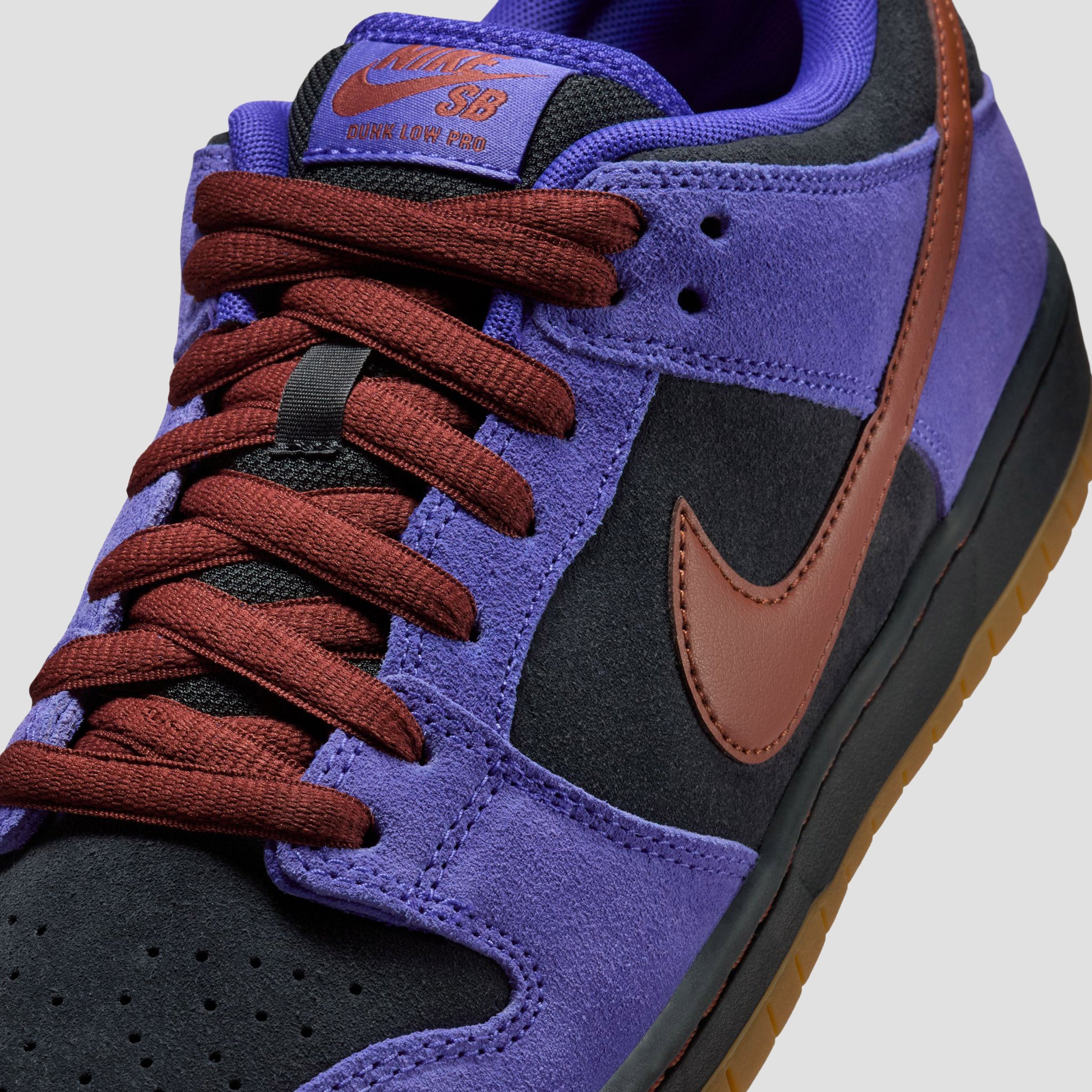 Nike SB Dunk Low Pro Skate Shoes Persian Violet / Cinnamon / Off