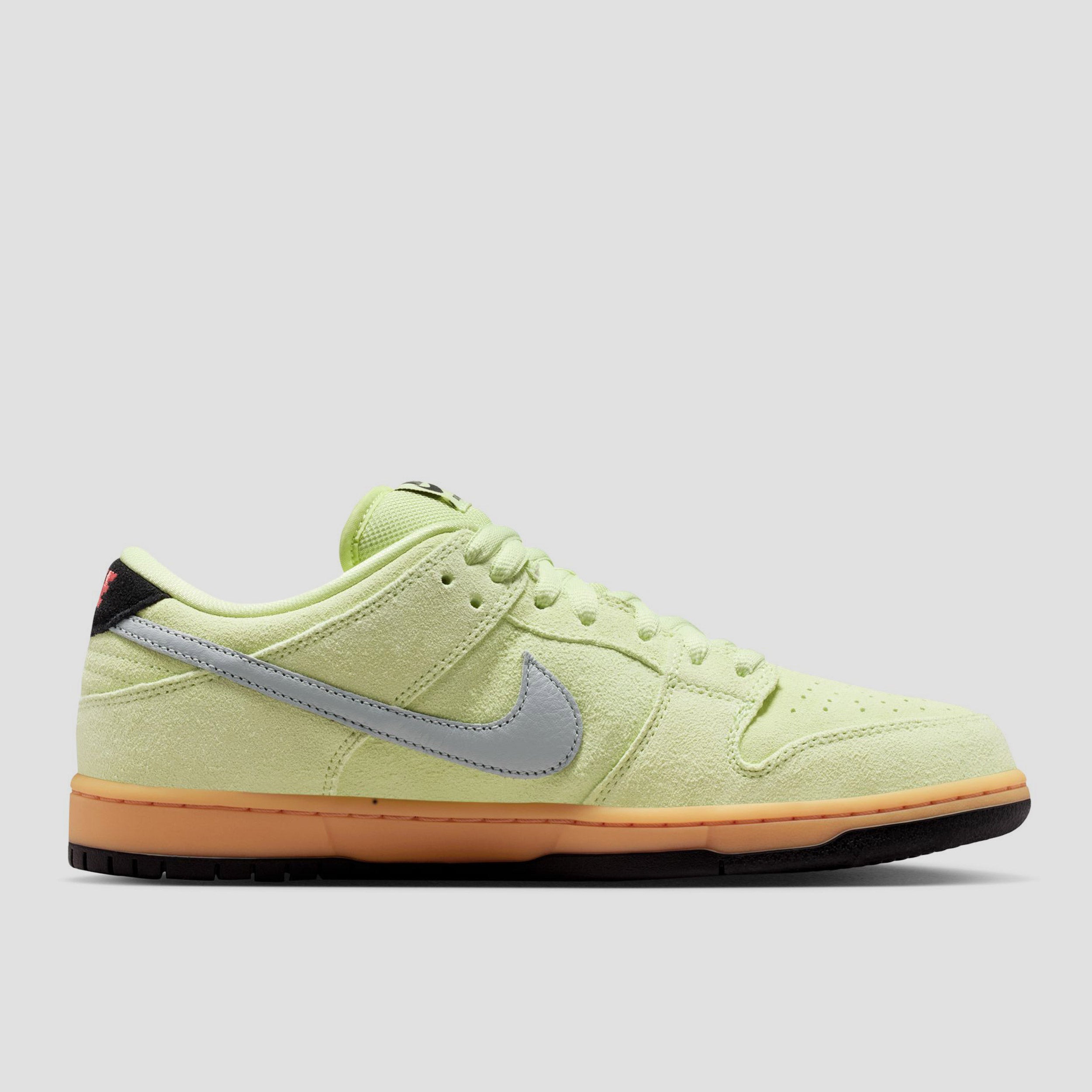 Nike SB Dunk Low Pro PRM Skate Shoes Light Liquid Lime / Wolf Grey