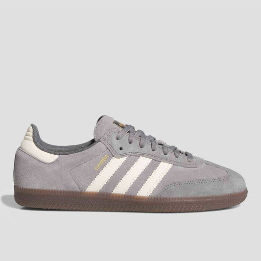 Adidas Samba ADV Skate Shoes Grey Four / Cream White / Grey Heather