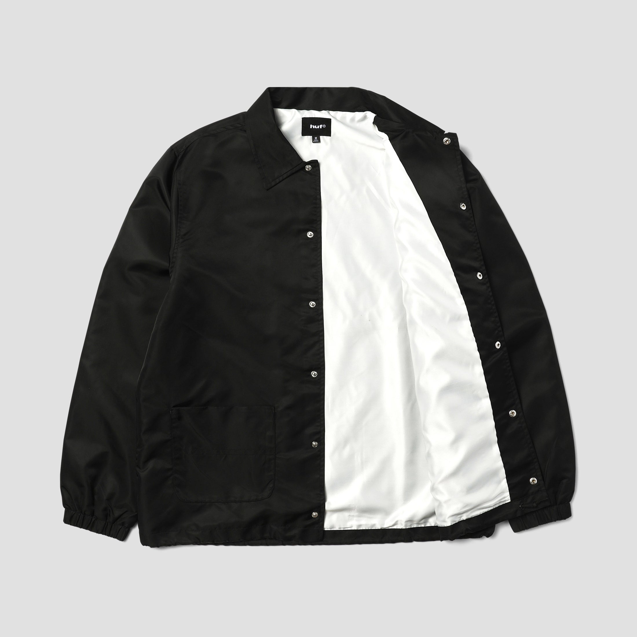 HUF 89 Coaches Jacket Black / White