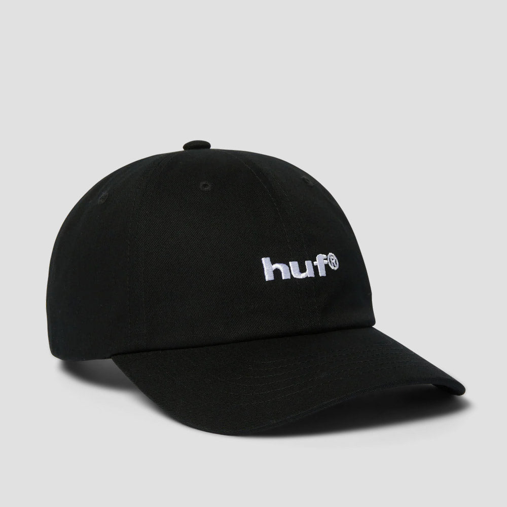 HUF 89 Embroidered 6 Panel Cv Hat Black / White